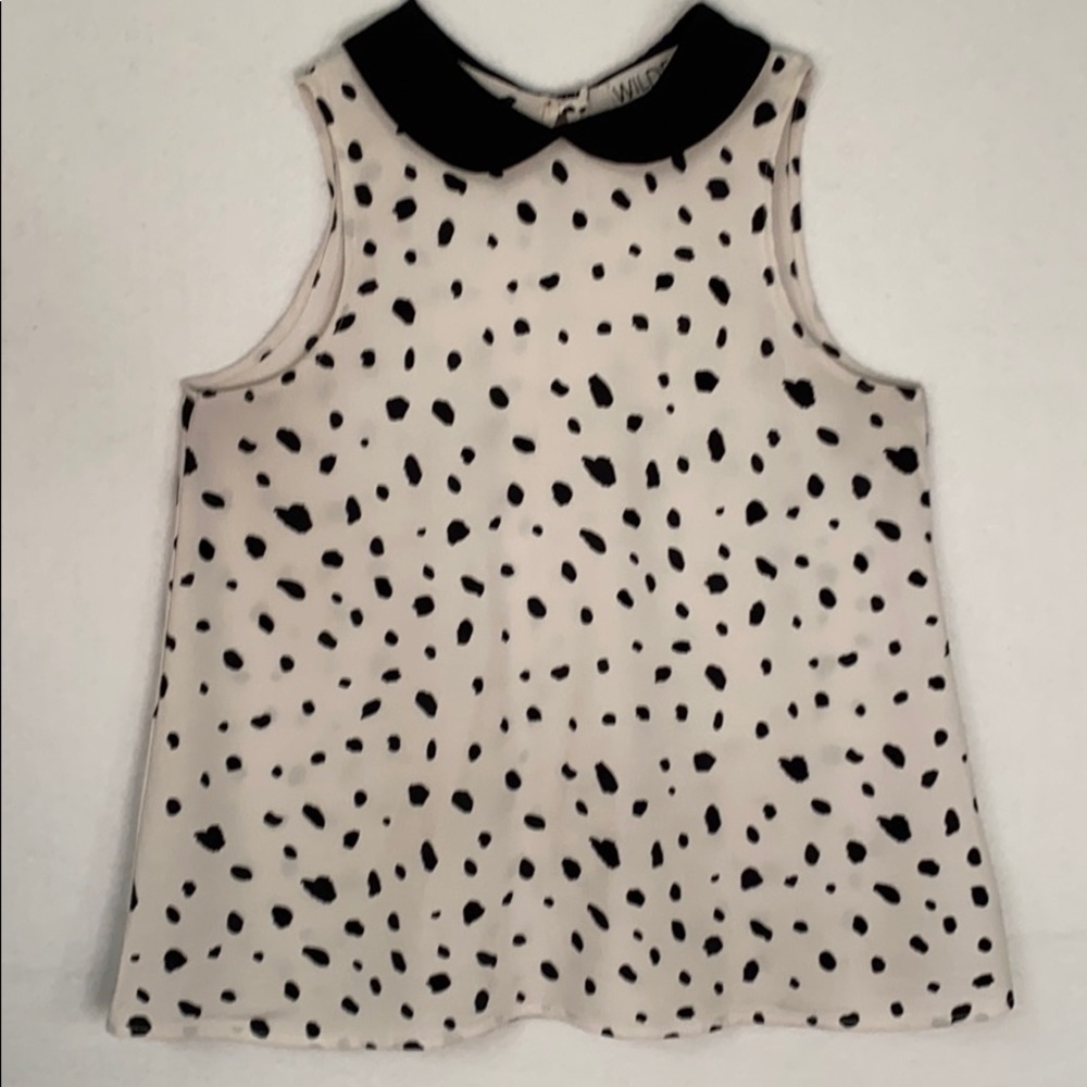 WILDFOX Date Night Confetti Top A-line rayon sz S